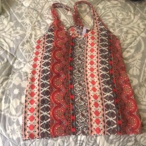 Francesca’s printed tank top